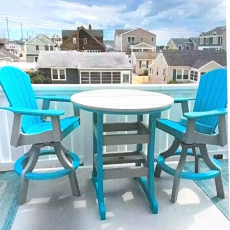 Poly Lumber Oceanside Swivel Pub Chair