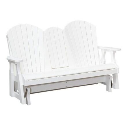 Poly Lumber Oceanside 5' Glider with Fold Down Cupholder