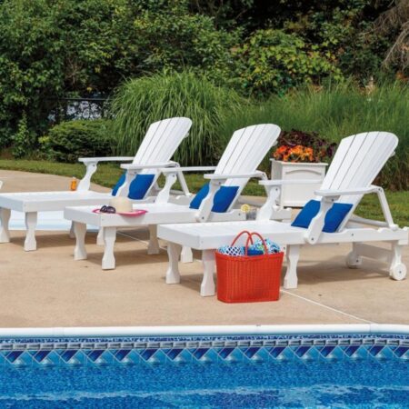 Poly Lumbar Oceanside Chaise Lounge
