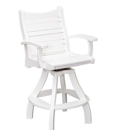 Bayshore Swivel Pub Chair with Arms