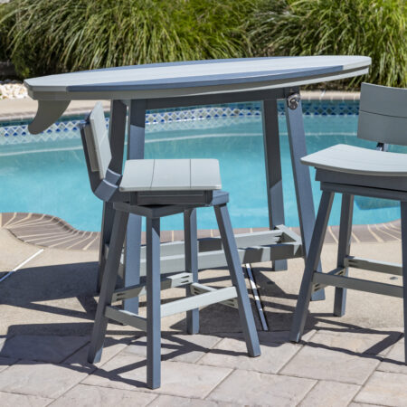 Counter Height Swivel Saddle Stool with Back